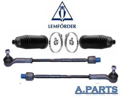 LEMFÖRDER SATZ 2X SPURSTANGE MIT LENKMANSCHETTE AUDI TT S3 VW NEW BEETLE RSI