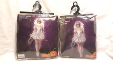 Womens Ghost Bride Dead Zombie Grave Halloween Costume Dress Veil Petite /Small