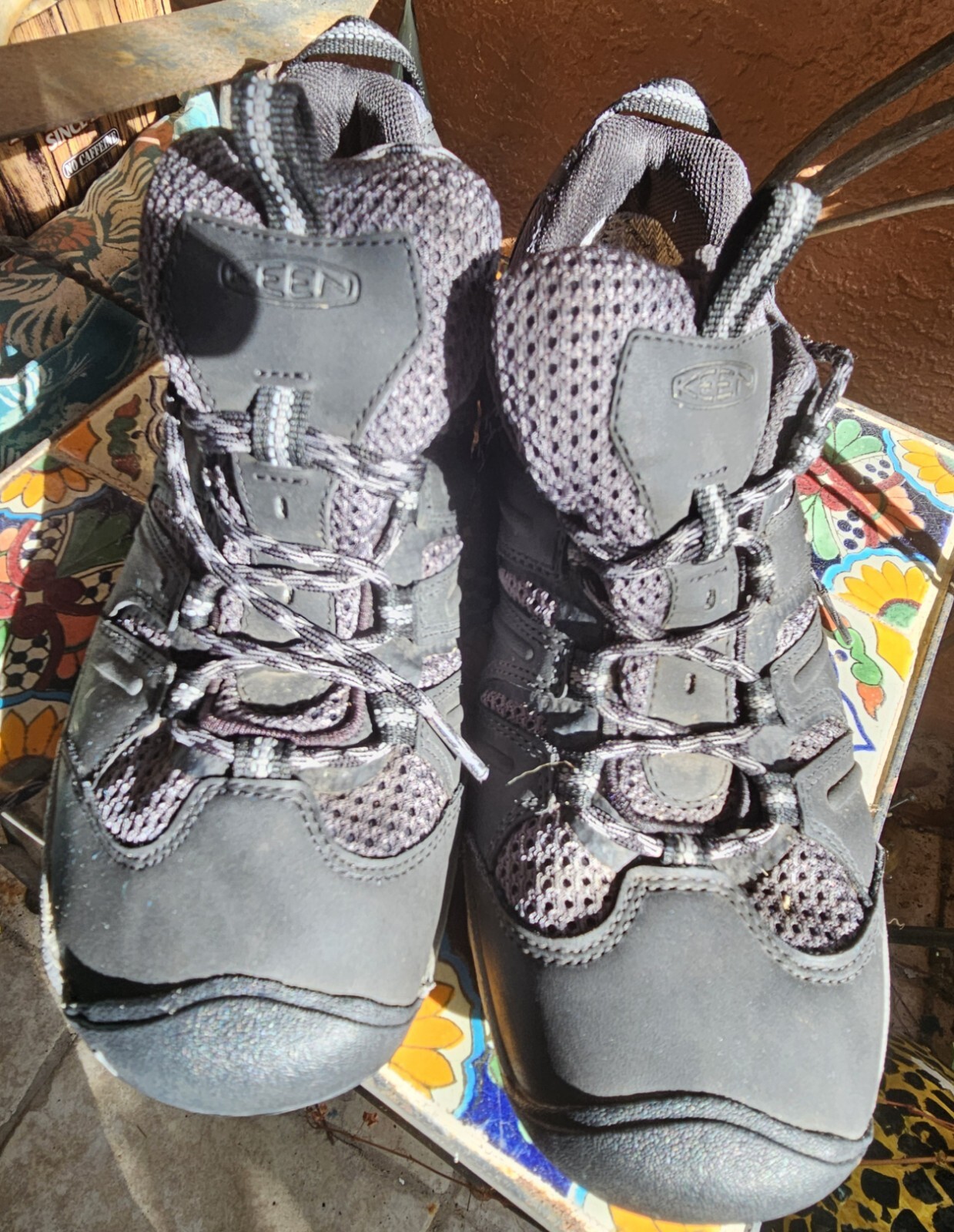 Scarpe sportive da lavoro uomo KEEN nere trail escursionismo 43 10