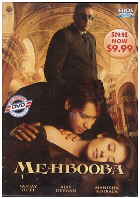Mehbooba ajay Devgan Sanjay dutt, Manisha Koirala [DVD] Eros Released 