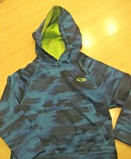 Boys XS 4-5 Blue Black CHAMPION C9 Athletic Hoodie Sweatshirt Performance Knit