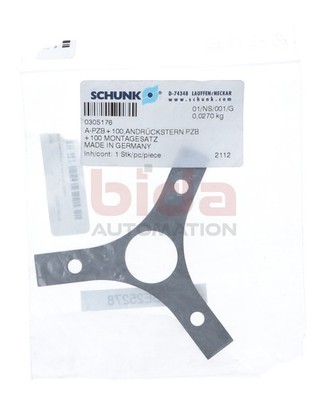 Schunk A-PZB-100 (0305176) pressure star PZB pressure star