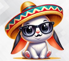 Bunny Wall vinyl sticker decal pg66