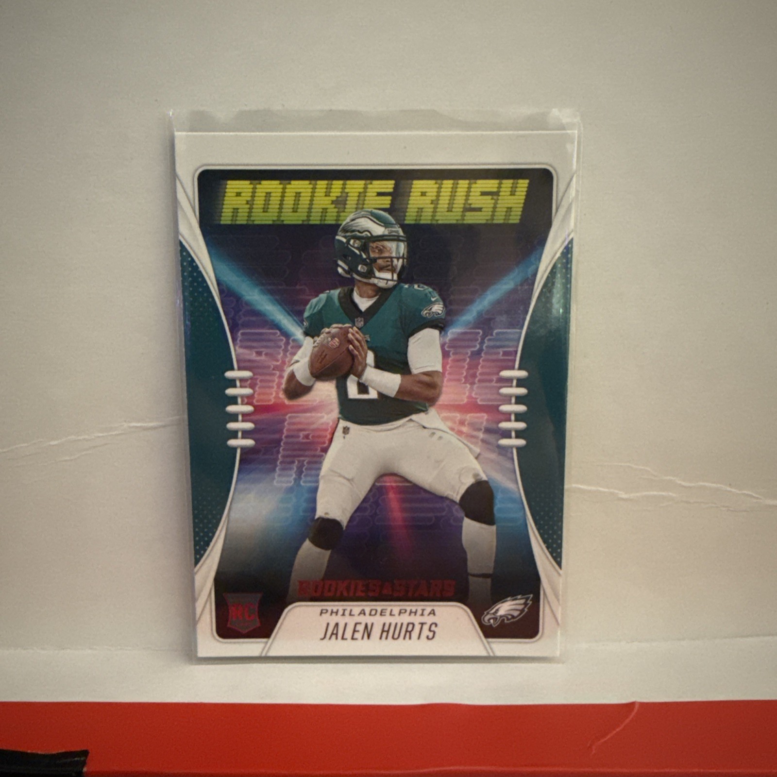 2020 Panini Rookies & Stars Rookie Rush Red Foil #RR-5 RC Eagles - Jalen Hurts
