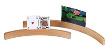 PLAYING CARDS HOLDER. WOODEN.  NEW.