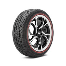 215/70R15 Vogue Custom Built Radial Red Stripe Tires Set of 4