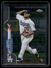 2020 Topps Chrome #91 Brusdar Graterol Dodgers Rookie Card. rookie card picture
