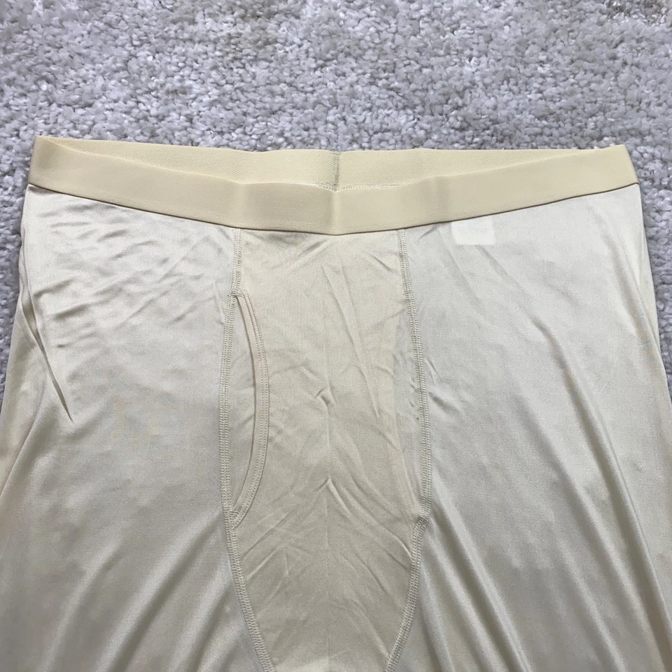 Pantalones largos Johns Lands' End capa base para hombre talla 2XL crudo 100 % seda salón nuevos con etiquetas Foto 3 de 4