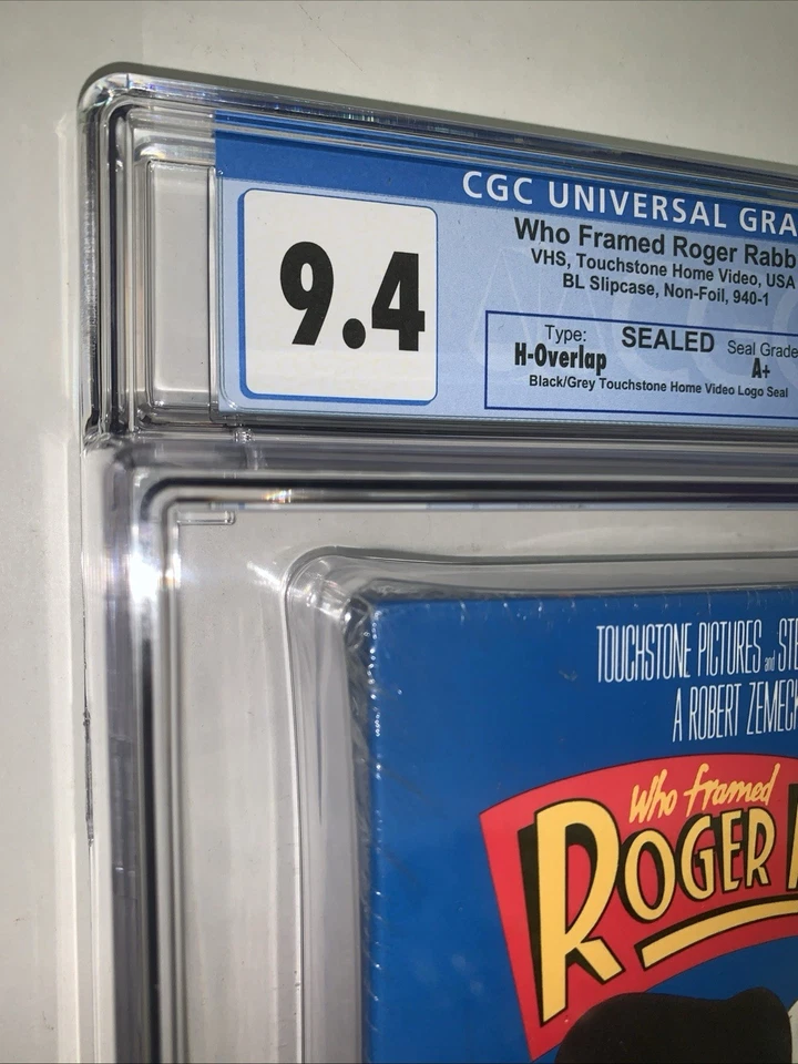 VHS Who Framed Roger Rabbit SEALED Graded CGC 9.4 A+ Movie - Image 2 of 4