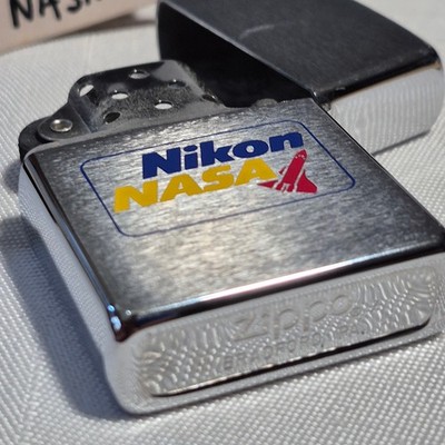 【新品・未開封】希少！　ZIPPO Nikon ニコン 1959 F Vtg Nikon NASA Space Shuttle Zippo Lighter Unused Mint Boxed