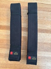 100 cotton Martial Art Black Belt double wrap 