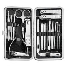 Manicure Set - 19 in 1 Professional Nail Clippers Pedicure Kit, Manicure Tool...