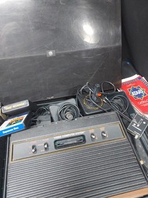 Atari 2600 Original Woodgrain Console, Games, Case, Controllers, Booklets WORKS
