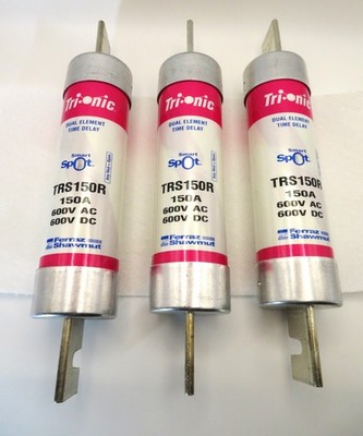 3 Fuses Shawmut Smart  Spot Trionic  TRS150R Fuse