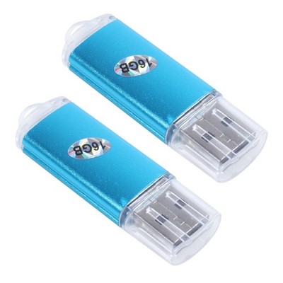 2X USB Stick Flash Pen Drive U Festplatte für   PC  Farbe: Blau Kapazitä6801