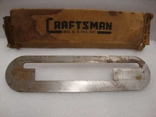Craftsman 9-2405 Dado Insert Plate For Table Saw   Vintage