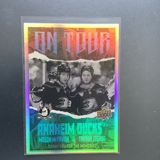 2024-25 Upper Deck Series 2 On Tour Mason McTavish/Trevor Zegras