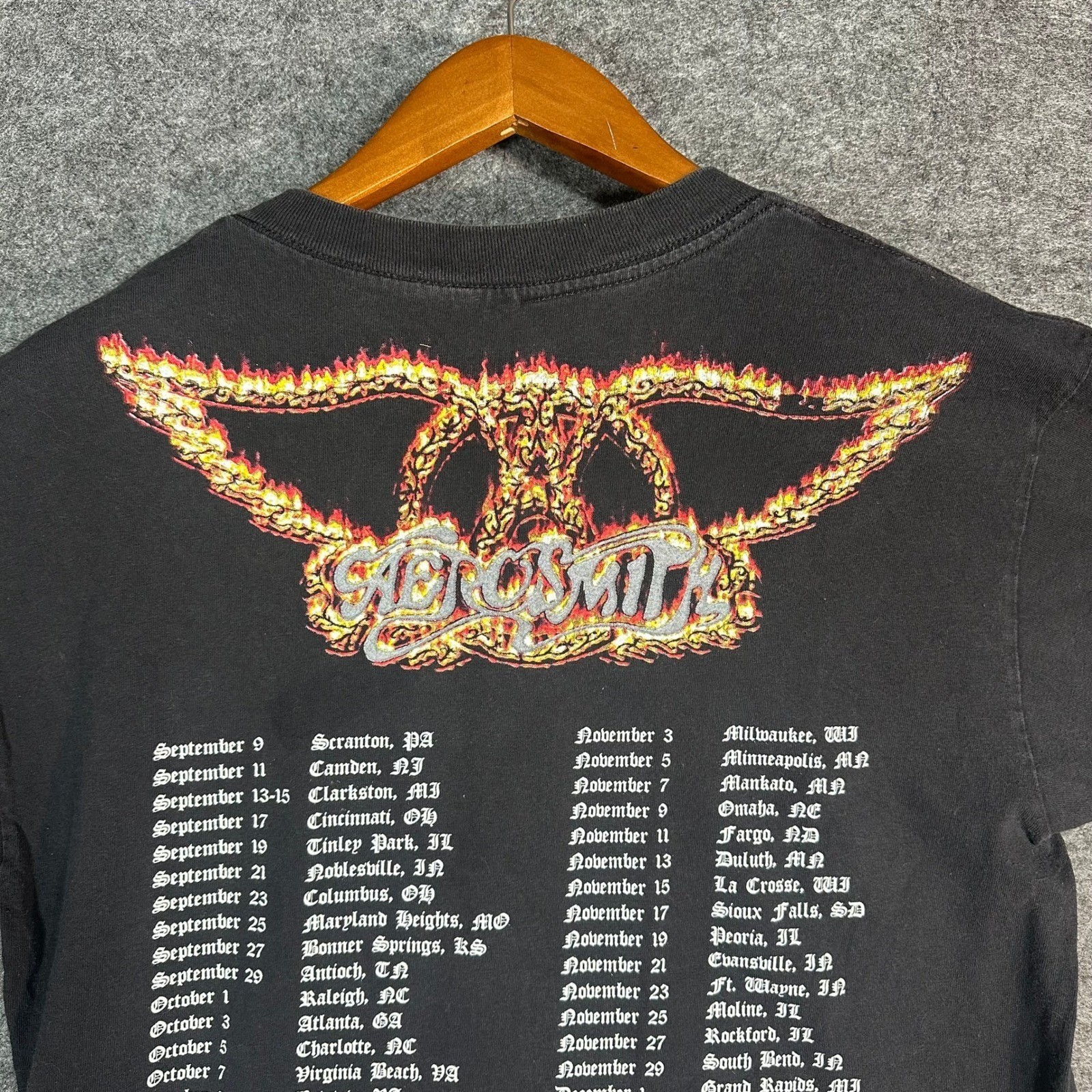 Aerosmith 1997 World Tour T Shirt 90s Vintage Concert… - Gem
