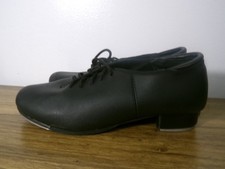 Dance Pre-Owned Slip On Tap Shoes Theatricals Adult 7M Black