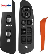 Master Power Window Switch Bezel Set for 2002-2010 Dodge Ram 1500/2500/3500,20