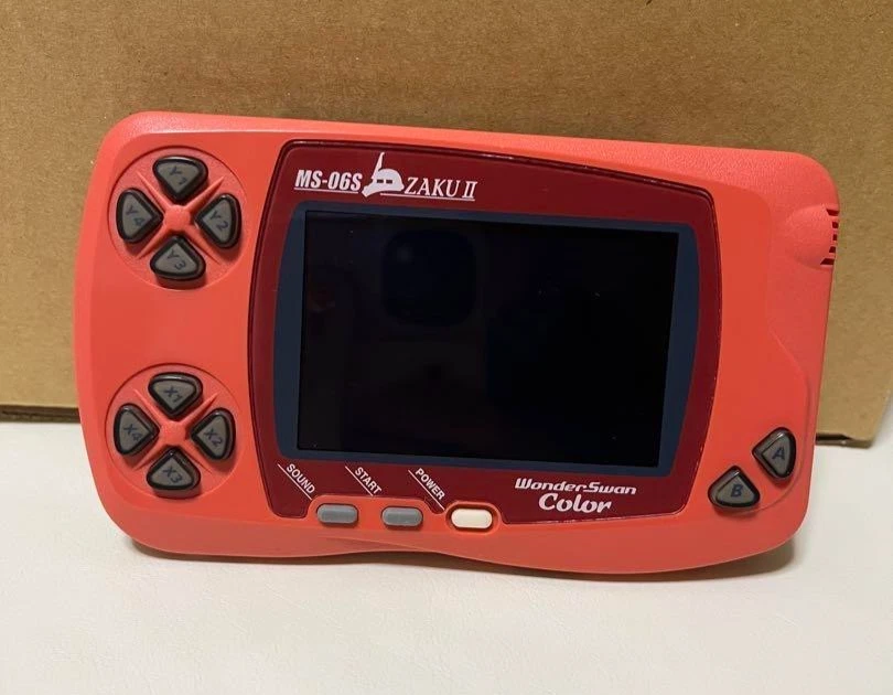 Consola Bandai Wonderswan Color Char's Zaku II Versión MS-06S WS En Caja Foto 4 de 4