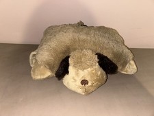 Pillow Pets Pee-Wees Dog Stuffed Animal Plush Toy Tan Brown 2010 Ages 3