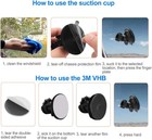 Dash Cam Suction Cup Mount - for AUKEY Crosstour TOGUARD APEMAN YI 2.7″ ...