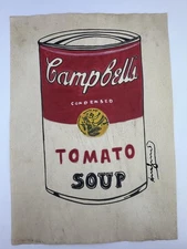 Andy Warhol COA Art Painting Original Drawing Vintage Paper Signed