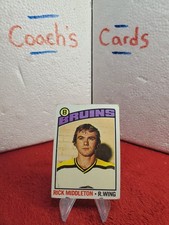 1976 Topps NHL Rick Middleton #127 Boston Bruins