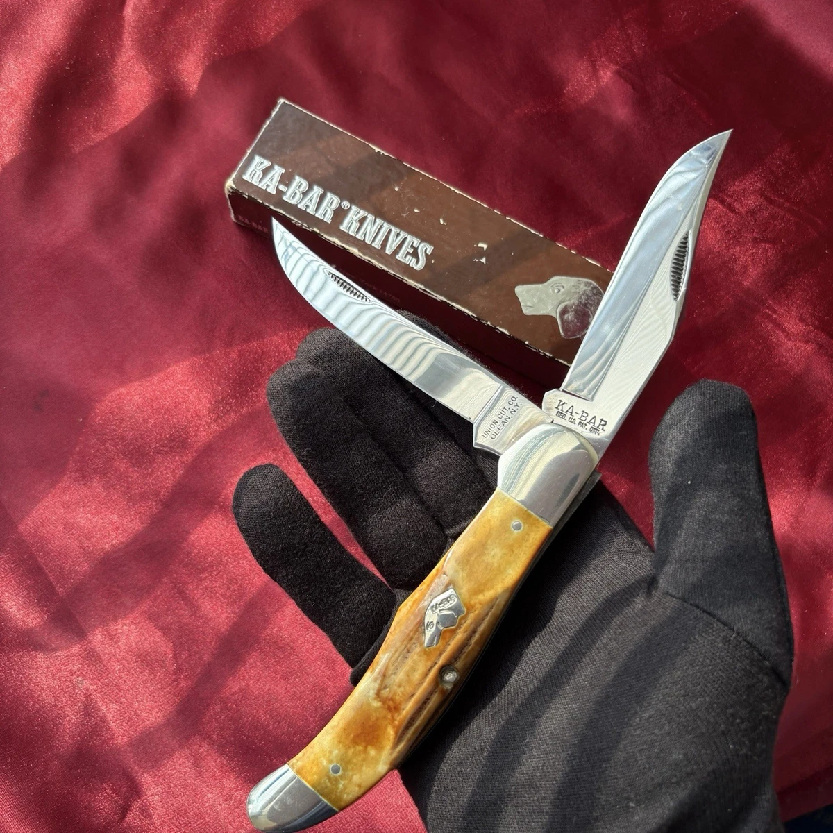 KA-BAR Original Collectible Folding Knives 2 Blades for sale | eBay