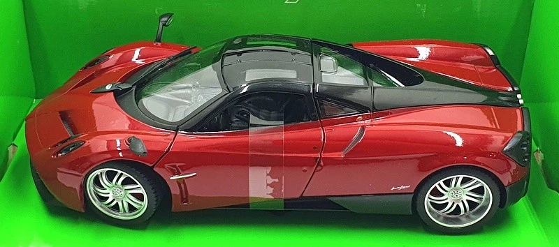 Welly NEX Escala 1/24 Diecast 24088W - Pagani Huayra - Rojo/Negro Foto 4 de 4