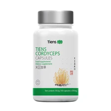TIENS Cordyceps 100 Capsules – Premium Ophiocordyceps Sinensis Mycelium Extract