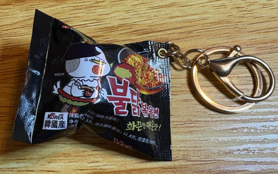 Brand NEW Buldak Samyang Original Ramen Keychain