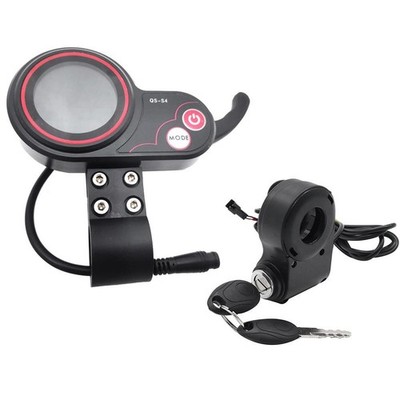QSS4 72V Daumen Gasgriff LCD Display MeterLgnition Lock Schlüssel nur für Null
