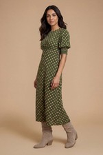 Dorothy Perkins Pink Midi Dress Womens Occasion Dresses
