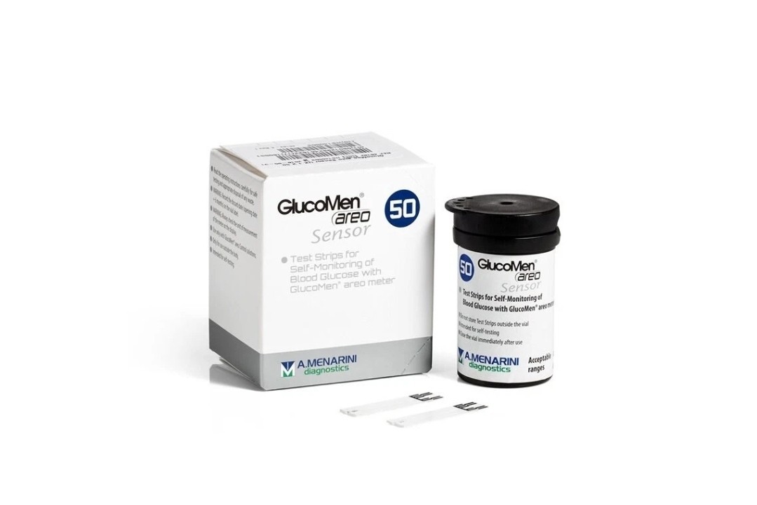 GlucoMen Areo Glucose Diabetic Test Strips - 50 Test Strips EXP Date - 04/2027