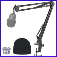 Razer Seiren Mini Boom Arm with Pop Filter - Mic Stand with Foam Cover Windsc...