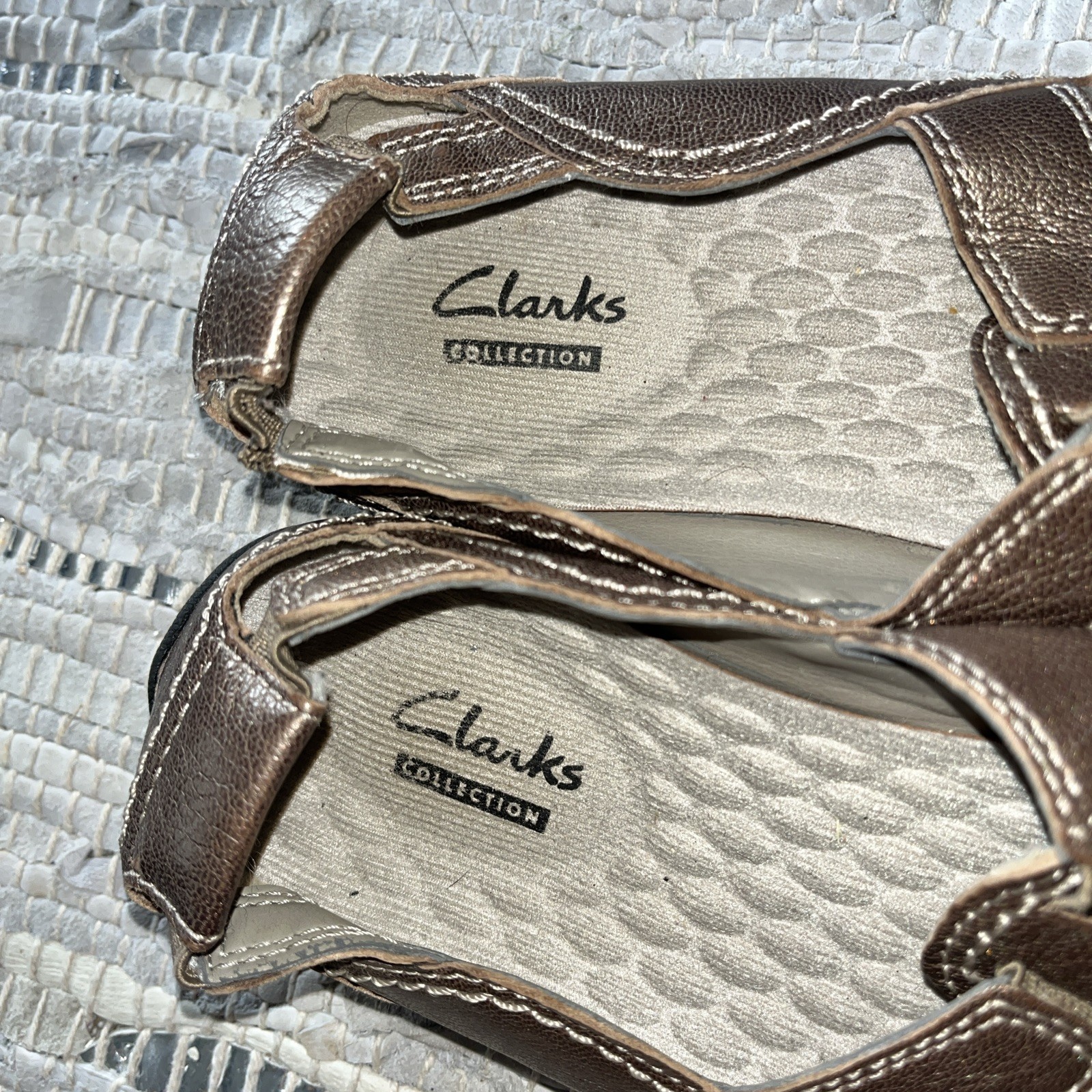 Clarks Collection Silver Sandals - image 2