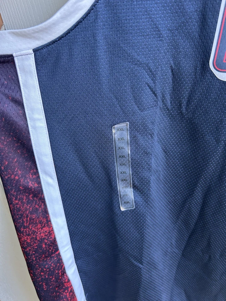 Новый с Ярлыками Nike команды США олимпийский баскетбол ограниченного Джерси темно-синий FV5520-451 $110 2XL 56 - Изображение 4 из 4