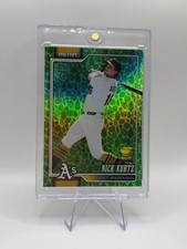 Nick Kurtz 2026 Topps (RC,SP) Allstar Rookie Green Holiday Easter Foil #97 A’s