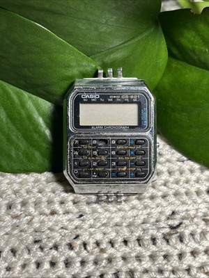 Vintage Casio CS-821 Japan Digital Calculator Watch Face Untested