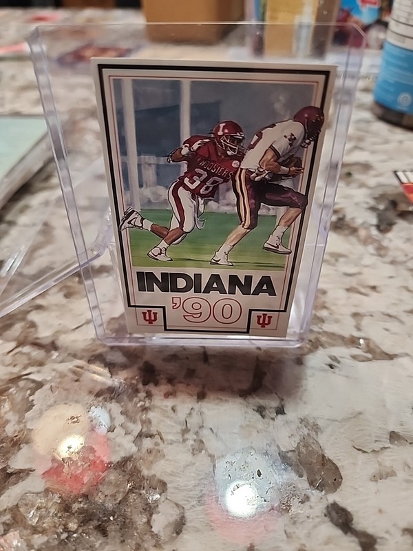 CFB NCAA 1990 IU INDIANA HOOSIERS Football Schedule College FB