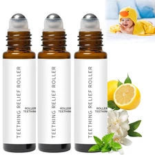 Velaria Teething Roller All Natural for Babies 3Pcs, Velaria Baby Teething Oil R