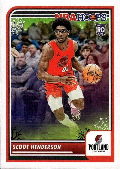 2023-24 Hoops Haunted Hoops Scoot Henderson #137 Portland Trail Blazers 22J