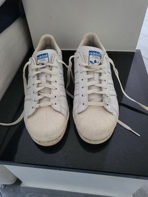 Adidas Superstar Herren Sportschuhe Gr. 45,5 weiß wenig getragen.