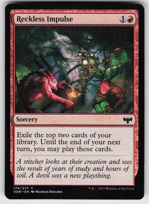 Reckless Impulse C Innistrad: Crimson Vow 174 MTG