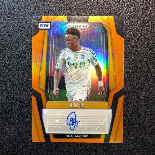 2025-26 Panini Prizm FIFA Vinicius Vini Jr Auto Orange /25