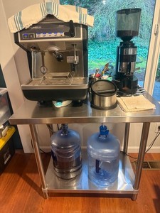 Nuova Simonelli Appia Single Gang Espresso Machine With Mazzer Grinder