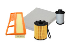 KIT 4 FILTRI TAGLIANDO FIAT PUNTO YPSILON IDEA  PANDA MUSA MITO 1.3 MULTIJET