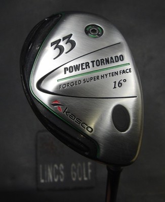 Kasco Power Tornado 16° 2 Hybrid Stiff Graphitschaft Kasco Grip